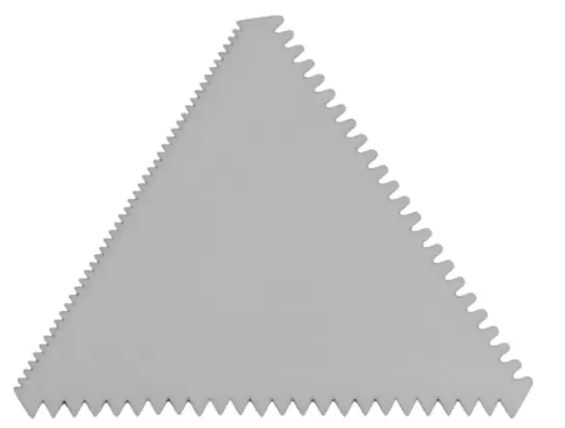 Espátula Triângulo - Espátula Triângulo Em Aço Inox